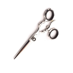 Ciseaux de Barbier Professionnels Pivotants VG10 en Acier Inoxydable à Lame Affûtée pour Salon de Coiffure, 5,5 pouces, Anneau Mobile - pour Coiffure et Esthétique - Product Image 1