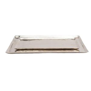 Juego de 2 Bandejas de Servicio Metálicas para Uso Comercial, Suministros para Restaurantes y Eventos, Vajilla Decorativa para Mesa, Acabado Espejo - Product Image 1
