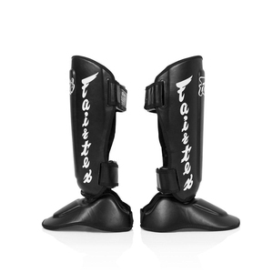 Protège-tibias de boxe professionnels en cuir légers sur mesure avec fermeture auto-agrippante – Nouveau design pour la protection des jambes en Muay Thai - Product Image 2