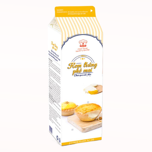 Crema de Huevo No Láctea, Crema de Huevo sin Cocinar, 1KG, Venta Directa de Fabricante Vietnamita, OEM/ODM, Venta al por Mayor para Panaderías - Product Image 1