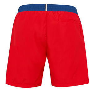 High Waist Casual Athletic Side Stripes Drawstring Waist Quick Dry Casual Swim Shorts Gym Workout Swim Shorts <b>Men</b> Fitness - Product Image 6