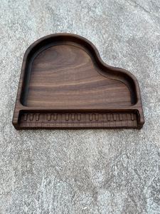 Handmade <b>Heart</b> <b>Shaped</b> Wooden Tray With Piano Keys Design Handmade Decorative Jewelry Holder by Universal Overseas - Product Image 6
