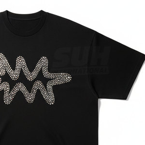 เสื้อยืดผู้ชายไซส์ใหญ่ประดับเพชร 100% ผ้าฝ้าย แขนปกติ เป็นมิตรกับสิ่งแวดล้อม ระบายอากาศได้ดี ดีไซน์ลำลอง ราคาสุดคุ้ม - Product Image 6