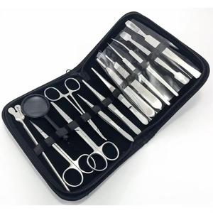 Minor Surgery Instrument Set Stainless Steel Surgical Kit with Scissors Forceps <b>Needle</b> Holder Diagnostic Tools - Product Image 1