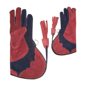 Gants de fauconnerie en cuir de toutes couleurs, conçus sur mesure, gants de sécurité pour la manipulation des oiseaux, dernier design - Product Image 6
