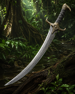 Épée de Damas à prix abordable, acier forgé à la main, OEM ODM, couteau écologique, qualité supérieure, meilleure épée de Damas artisanale - Product Image 6