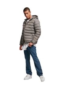 แจ็กเก็ตขนเป็ดแขนยาวมีฮู้ดคอปกตั้งออกแบบโลโก้ได้ตามต้องการสำหรับผู้ชายสำหรับใช้ในฤดูใบไม้ผลิ - Product Image 2