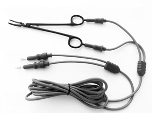 Ciseaux bipolaires manuels en acier inoxydable de 8 pouces pour lame incurvée, ciseaux chirurgicaux réutilisables antiadhésifs pour la coagulation - Product Image 6