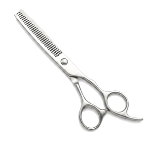 Ciseaux à effiler les cheveux en acier inoxydable soigneusement sélectionnés, ciseaux professionnels pour barbier, outil de coiffure pour salon - Product Image 1