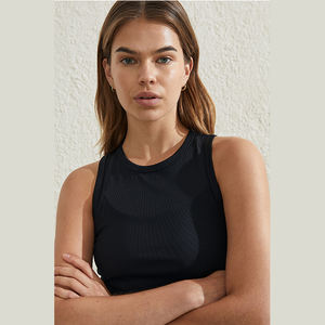 Camisetas de Tirantes para Mujer, Diseño Corto, Cuello Redondo, Ajustadas, Elásticas, Material Ligero, Moda Urbana 2026, Gran Venta - Product Image 4