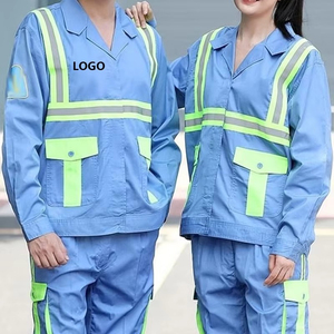 Combinaisons réfléchissantes avec logo personnalisé, vêtements de travail imperméables avec bande réfléchissante haute visibilité pour les entrepreneurs en construction - Product Image 2