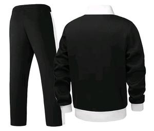 Sweat à capuche en coton pur de haute qualité brodé avec des lettres, design automne-hiver, costume de sport décontracté pour homme - Product Image 2