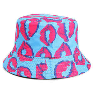 New Fashion Double Sided Sublimation Printing Design Adult Fashion <b>Reversible</b> Summer <b>Bucket</b> <b>Hat</b> - Product Image 2