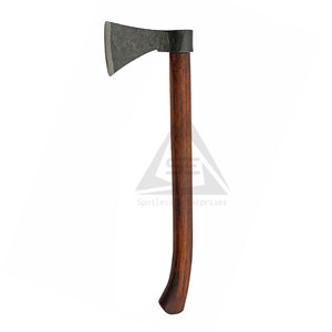 Custom Size & <b>Weight</b> High Quality Flat Backed Bearded Axe with Wood Handle for Wood Cutting-Low Price Hot Selling Bulk Quantity - Product Image 2