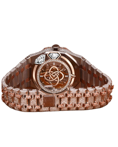Men's Luxury Moissanite <b>Diamond</b> <b>Watch</b> Full Pave Handset VVS Stones Bracelet <b>Watch</b> - Product Image 4
