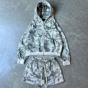 Ensemble confortable de sweat-shirt et short pour homme, style streetwear, tenue de sweat-shirt et short pour homme - Product Image 4