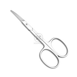 Professional 420 J2 9cm Stainless Steel Baby Nail <b>Scissors</b> High Quality <b>Safety</b> Blunt Curved for Manicure Pedicure Cuticle - Product Image 6