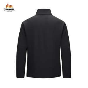 Veste softshell personnalisée OEM, hiver, extérieur, travail, coupe-vent, broderie logo, design, veste de sport homme, 100% polyester - Product Image 2