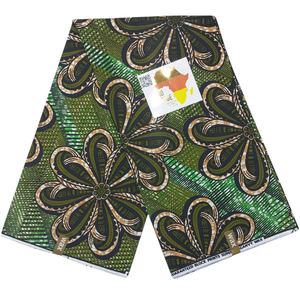 Tela de Algodón 100% con Estampado de Cera Real, Ecológica, Antibacteriana, Diseño Digital de Paisley, para Decoración del Hogar, Cortina Mediana - Product Image 5