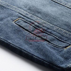Veste en jean de qualité supérieure, très vendue, confortable et respirante, pour homme, pour l'hiver, en vente en ligne - Product Image 6
