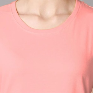 Camiseta de Mujer de Calidad de Exportación, Personalizada, de Algodón y Poliéster, Manga Corta, Fabricante de Ropa Deportiva al por Mayor OEM - Product Image 2