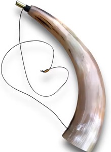 Cornes à boire en corne de buffle écologiques faites à la main, forme naturelle sculptée, art rustique, objet de collection, avec sangle en cuir pour la décoration intérieure - Product Image 4