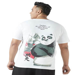 Camiseta Casual de Alta Calidad, Cuello Caído, Manga Corta, Súper Holgada, Talla Grande para Hombre - Product Image 2