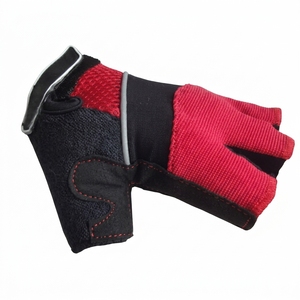 Guantes de Ciclismo Antideslizantes de Medio Dedo para Hombre y Mujer con Cierre de Gancho y Bucle para Ciclismo de Carretera y Montaña, Deportes de Verano, Poliéster, de Fábrica - Product Image 2