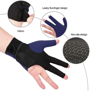 Gants de snooker doux pour la peau, look sportif, nouveau produit arrivé, confortables et respectueux de la peau. - Product Image 2