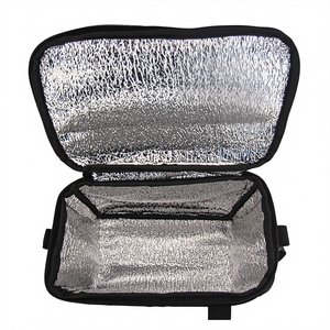 Bolsa Térmica para Botellas, Aislada con Lámina de Aluminio y Poliéster 420D, Cierre de Cremallera, PP, PVC, Nailon, Impresa, para Almacenamiento de Alimentos, Superventas - Product Image 6