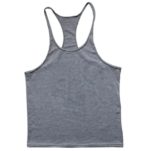 Débardeur unisexe uni en coton doux / polyester, sans manches, personnalisable avec logo, pour hommes, gym, fitness, musculation - Product Image 4