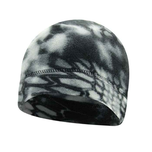 Custom Jacquard <b>Beanie</b> Hat High Quality Winter Knit Headwear Winter Camouflage Skull Cap Custom Logo Polar <b>Fleece</b> <b>Beanie</b> Hat - Product Image 3