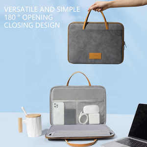 <b>Laptop</b> Bag Sleeve <b>Case</b> 13.3 <b>14</b> 15.6 16 <b>Inch</b> Waterproof Shoulder Notebook Bag - Product Image 4