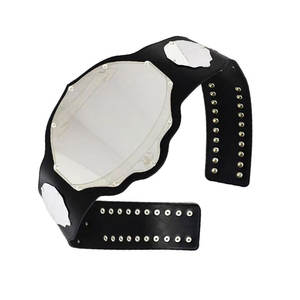 Ceintures de championnat 2026 en cuir léger avec plaque avant personnalisée pour les champions de lutte - Product Image 1