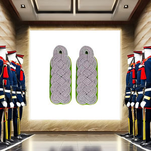 OEM Fábrica Hecha a mano Marina Plata Charretera Oficial Uniforme Hombro Tablero Mejor Venta Guardia Uniforme Accesorios - Product Image 1