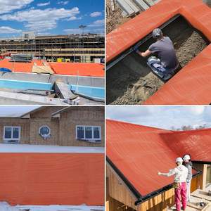 Bâche de durcissement du béton en PE durable pour l'isolation des chantiers, le revêtement des sols et la protection extérieure - Product Image 3