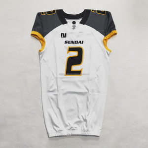 Top Trending Youth American Football Jerseys Custom, impresión por transferencia de calor, bordado por Old-Fit International - Product Image 1