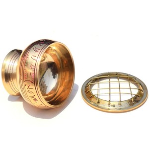 Quemador de incienso de carbón de latón para parrilla |   Quemador de Loban Dhoop |   Portafragancias Tradicional para el Hogar |   Artículos Religiosos Hechos a Mano para el Verano - Product Image 3
