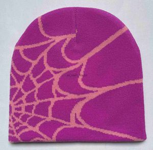Custom Logo Digital Spider Printed Knit Beanie <b>Hat</b> Unisex Streetwear Winter <b>Cap</b> for Men and Women with Tagless Label - Product Image 2