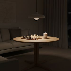 Mesa de Centro PKP Moderna de Vietnam, Duradera y Ligera, de Madera de Caucho, MDF y Chapa de Fresno KD, Diseño Decorativo, 1 Año de Garantía - Product Image 3