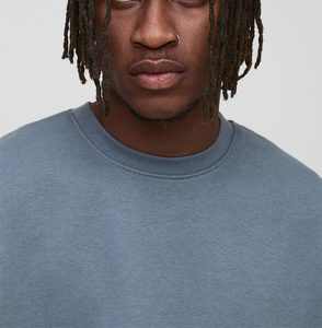 Sudadera Holgada Estilo Hip Hop, con Logotipo Bordado, Transpirable, de Secado Rápido, de Poliéster con Forro Polar, Deportiva, Sin Capucha - Product Image 2