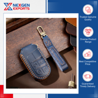 Kedatangan Stok Terbaru Gantungan Kunci Mobil Kulit PU Buatan Tangan Model Fashion, Dapat Digantung di Pinggang, Dapat Disesuaikan, Produsen & Eksportir India