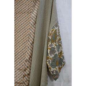 Handmade <b>Silk</b> Patchwork Short <b>Kimono</b> Bohemian <b>Silk</b> Robe Short <b>Kimono</b> Jacket for Women Lightweight Summer Lounge Wear Unique Gift - Product Image 3