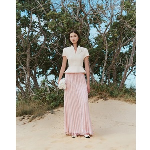 Nouvelle Tendance Blouses et Chemises pour Femmes EVELINA PEPLUM BLOUSE Coupe Structurée Ajustée Printemps/Été Hauts et Blouses pour Femmes - Product Image 6