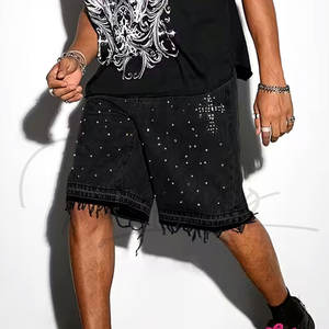 Pantalones Cortos de Mezclilla para Hombre, de Secado Rápido, a la Moda, Tallas Grandes, Venta al Por Mayor, Personalizables - Product Image 4