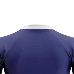 Camiseta de Rugby de Manga Corta de Verano con Etiqueta Privada Personalizada en Color Sólido 100% Poliéster en Grandes Cantidades con Servicio OEM ODM - Product Image 4