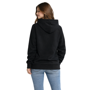 Sweat à capuche pour chiens et propriétaires, ensemble assorti, sweat à capuche confortable et élégant pour animaux de compagnie et humains, couleur noire - Product Image 4