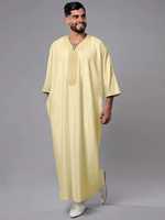Abaya musulmane décontractée confortable à manches longues perlées, brodée, respirante, extensible dans quatre sens, légère, longueur cheville, infroissable