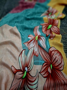<b>Custom</b> <b>Printed</b> 100% Cotton <b>Muslin</b> <b>Fabric</b> pure bright <b>muslin</b> - Product Image 4