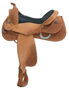 Silla de Montar Western de Cuero Hecha a Mano de Primera Calidad para Caballos, Equipo Profesional para Ranch, Trail, Barrel Racing, Roping y Equitación de Placer - Product Image 3
